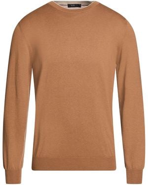 SUITE 191 Camel Sweater Silk, Cotton - Brown