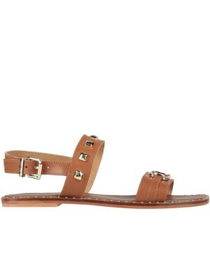 GAUDI Sandals Leather, Synthetisches Material - Brown