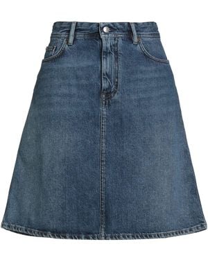 Acne Studios Denim Skirt Cotton - Blue