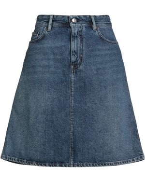 Acne Studios Denim Skirt Cotton - Blue