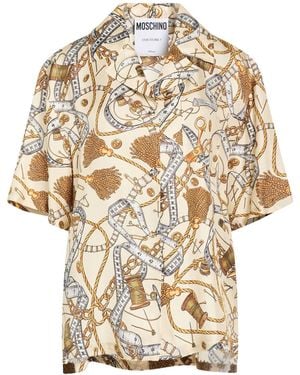 Moschino Shirt Silk - Natural