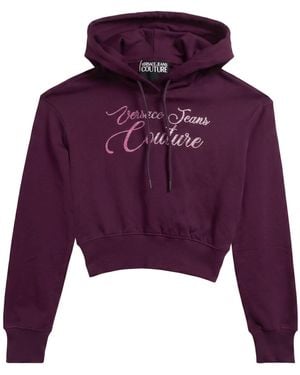 Versace Jeans Couture Mauve Sweatshirt Cotton - Purple