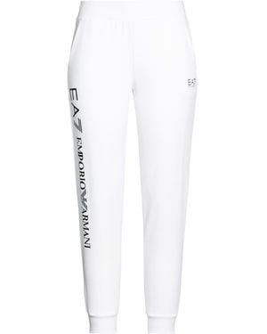 EA7 Pants Cotton, Elastane - White