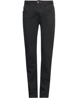 Philipp Plein Jeans Cotton, Elastane - Black