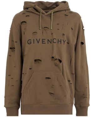 Givenchy Military Sweatshirt Cotton - Green