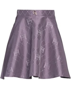 Elisabetta Franchi Mauve Mini Skirt Polyester - Purple