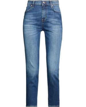 Department 5 Jeans Cotton, Elastomultiester, Rubber - Blue