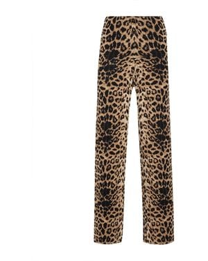 Circus Hotel Trousers Viscose, Polyester - Natural