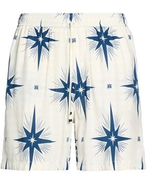 Amiri Ivory Shorts & Bermuda Shorts Viscose - Blue