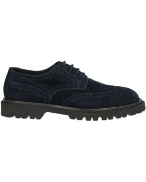Antica Cuoieria Midnight Lace-Up Shoes Leather - Blue