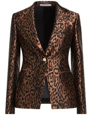 Tagliatore 0205 Camel Blazer Polyester - Brown