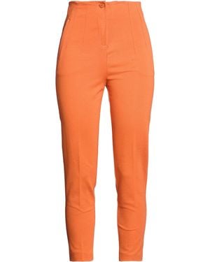 Cristinaeffe Pants Viscose, Polyamide, Elastane - Orange
