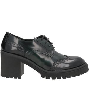 Nila & Nila Lace-Up Shoes Leather - Black