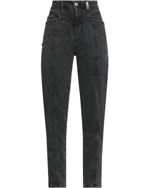 High Pantaloni Jeans - Grigio