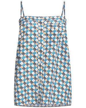 Bikkembergs Top Silk - Blue