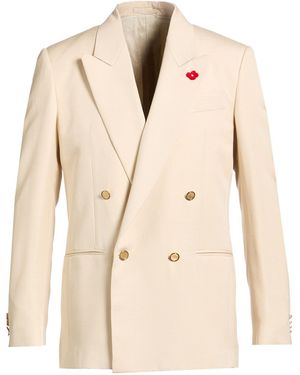 Lardini Blazer Viscose, Elastane - Natural