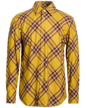 Burberry Shirt Cotton - Yellow