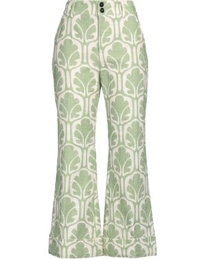 La DoubleJ Light Trousers Cotton, Elastane - Green