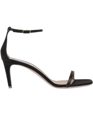Sebastian Milano Sandals Textile Fibers - Black