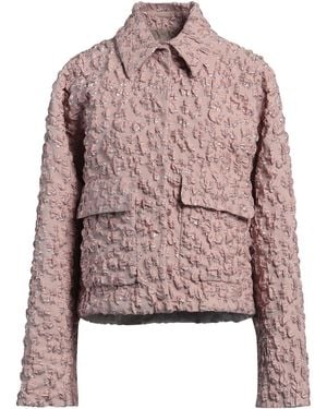 Rochas Jacket Polyester, Polyamide, Metallic Polyester, Elastane - Pink