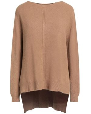 KATE BY LALTRAMODA Camel Sweater Viscose, Polyester, Polyamide - Brown