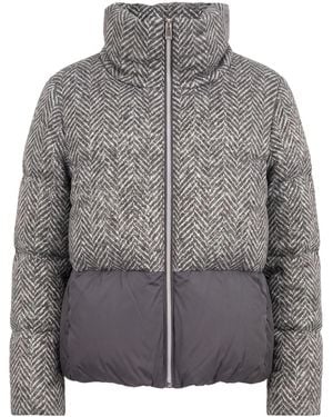 Herno Plumífero Y Acolchado - Gris