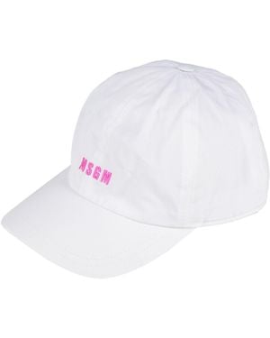 MSGM Hat Cotton - White