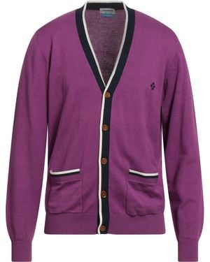 Burlington Cardigan Cotton, Cashmere - Purple
