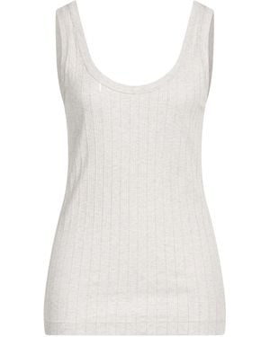 Brunello Cucinelli Camiseta De Tirantes - Blanco