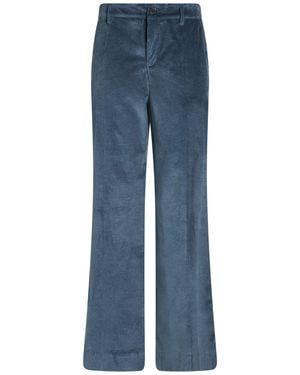 Ba&sh Trousers Cotton, Modal, Elastane - Blue