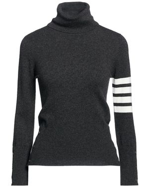 Thom Browne Rollkragenpullover - Schwarz