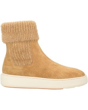 Santoni Ankle Boots - Natural