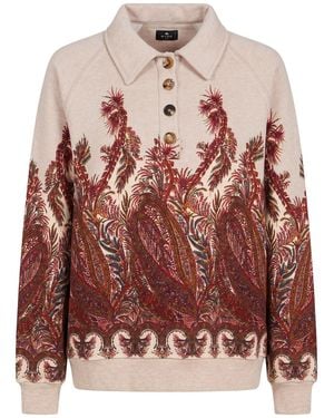 Etro Sweatshirt Cotton - Natural