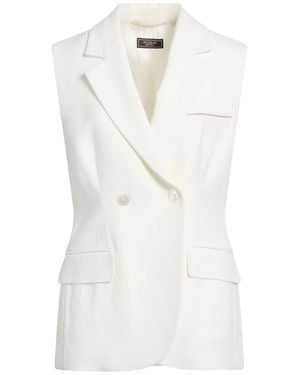 Peserico Blazer Viscose, Linen - White