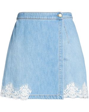 ERMANNO FIRENZE Denim Shorts Cotton - Blue