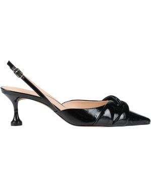 Anna F. Pumps Leather - Metallic