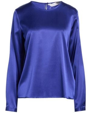 Robert Friedman Top Silk, Elastane - Blue