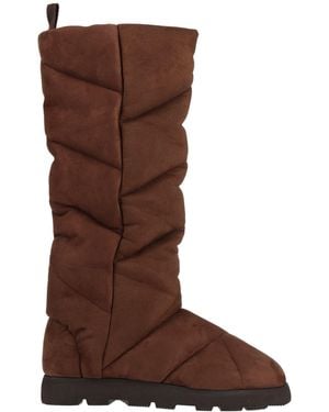PIUMESTUDIO Chocolate Boot Synthetic Fibers - Brown