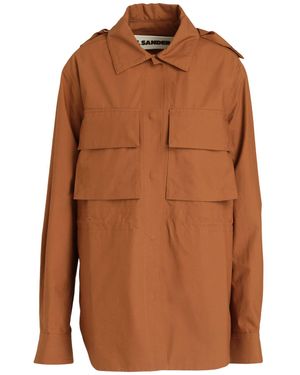 Jil Sander Overcoat & Trench Coat - Brown