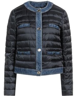 Moorer Midnight Puffer Cotton, Elastane, Polyamide - Blue