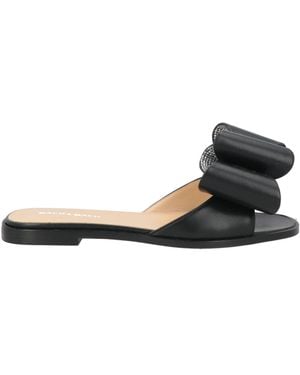 Mach & Mach Sandals Leather - Black