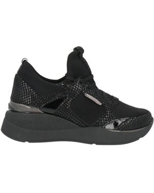 Stonefly Sneakers Leather, Textile Fibers - Black