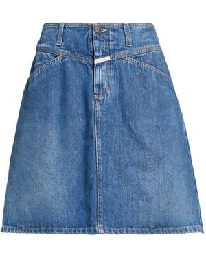 Closed Denim Skirt Cotton, Recycled Cotton - Blue