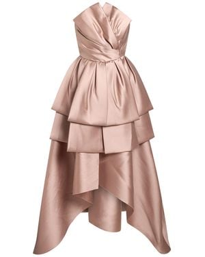 Alberta Ferretti Maxi Dress Polyester, Silk - Pink