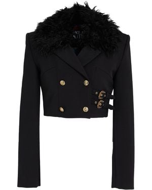 Versace Jeans Couture Jacket Viscose, Polyamide, Elastane - Black