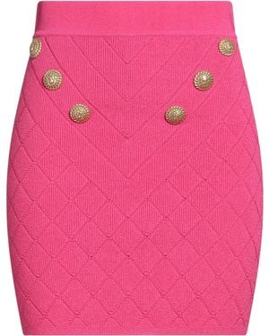 Balmain Mini Skirt - Pink