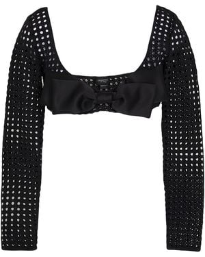 Giambattista Valli Top Polyester, Elastane - Black