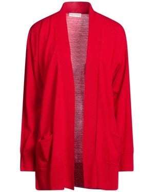 Le Tricot Perugia Cardigan Virgin Wool - Red