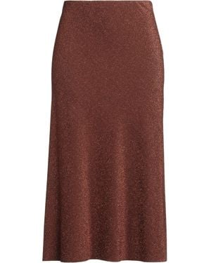 Ottod'Ame Rust Maxi Skirt Viscose, Polyester, Nylon, Elastane - Brown