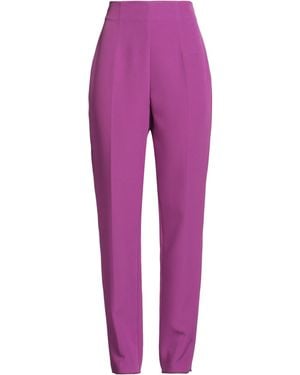 CAMILLA Mauve Pants Polyester, Elastane - Purple
